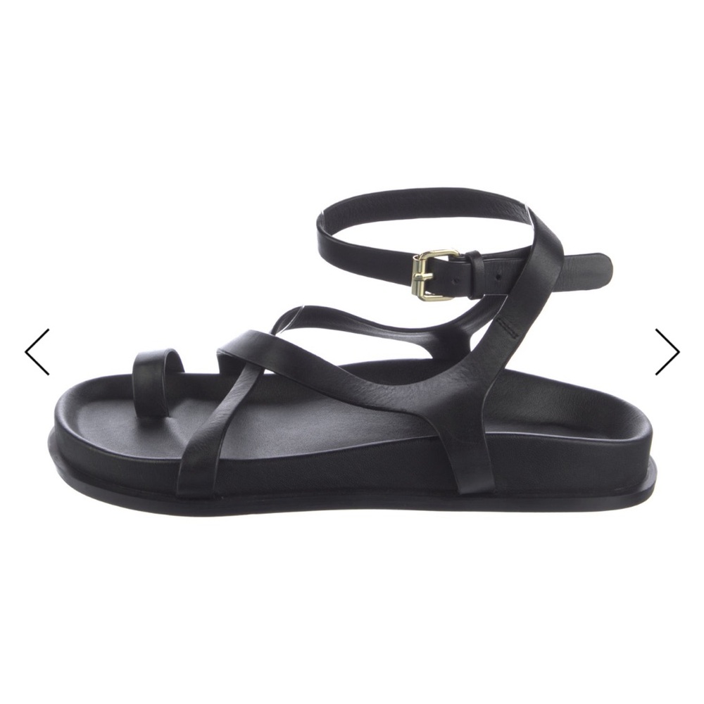 A Emery Jalen Black Sandals, 9